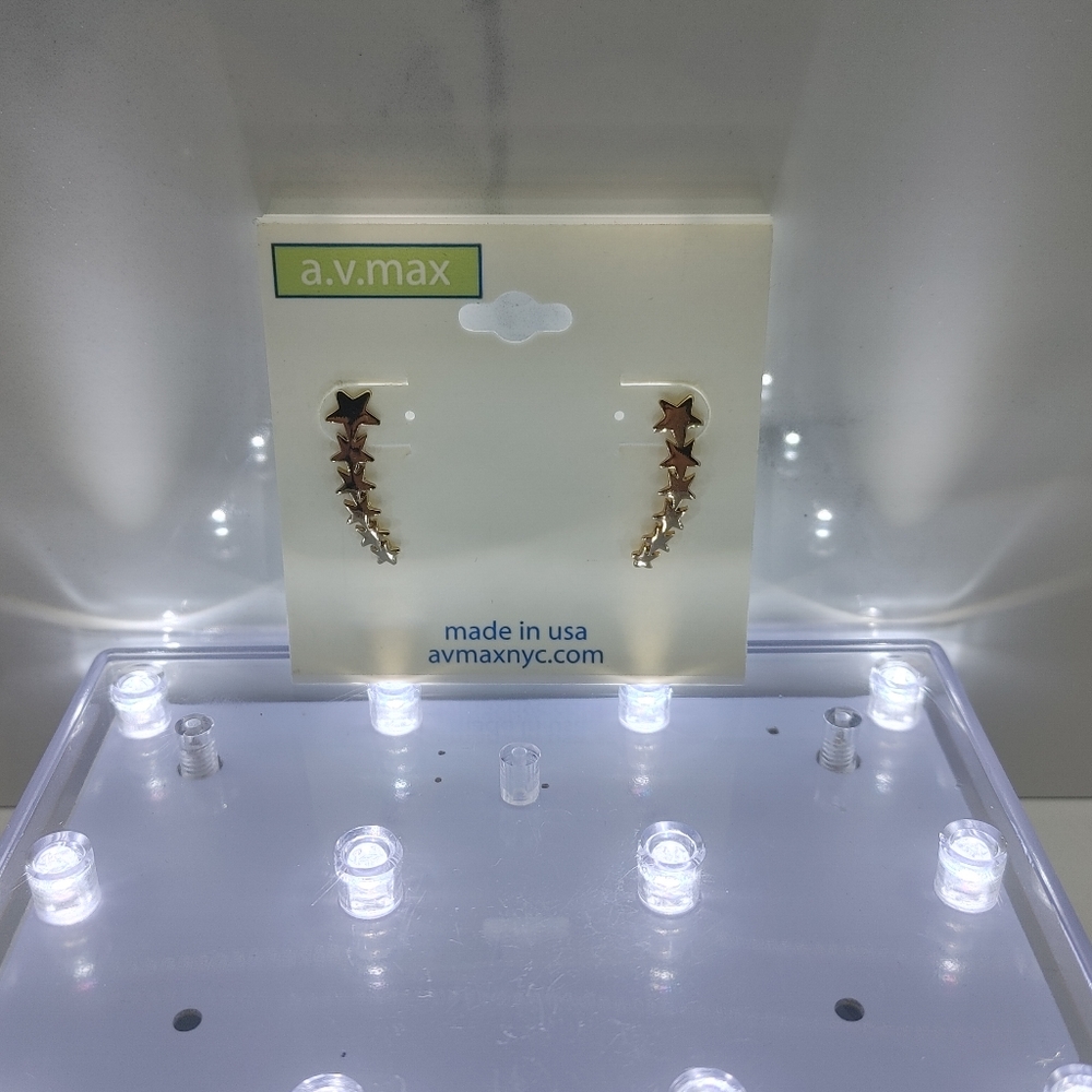 A.V. Max Falling Star Climber Earrings - Picture 3 of 4